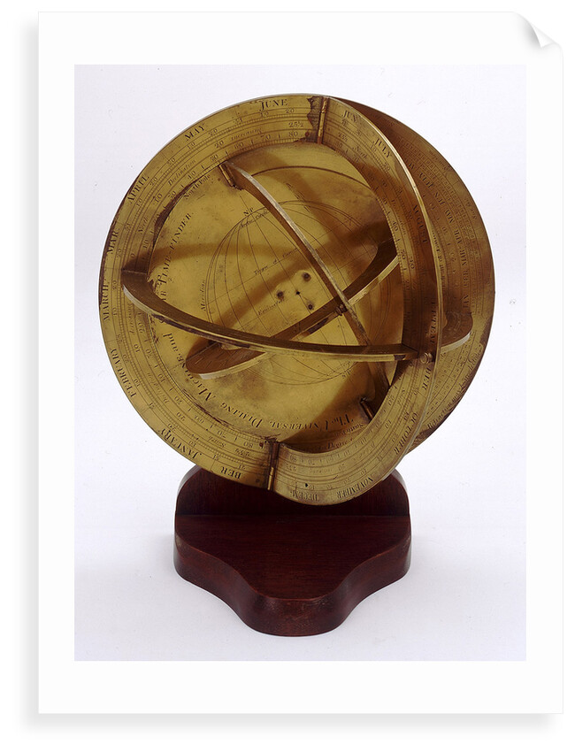 Universal equinoctial dial and armillary trigonometer by James Ferguson