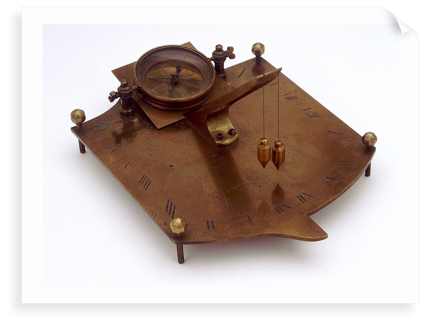Inclining dial by Jacques Le Maire