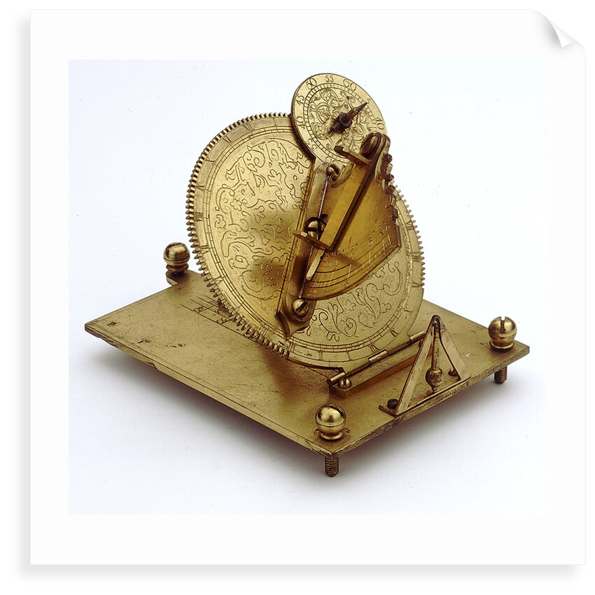 Mechanical equinoctial dial by unknown