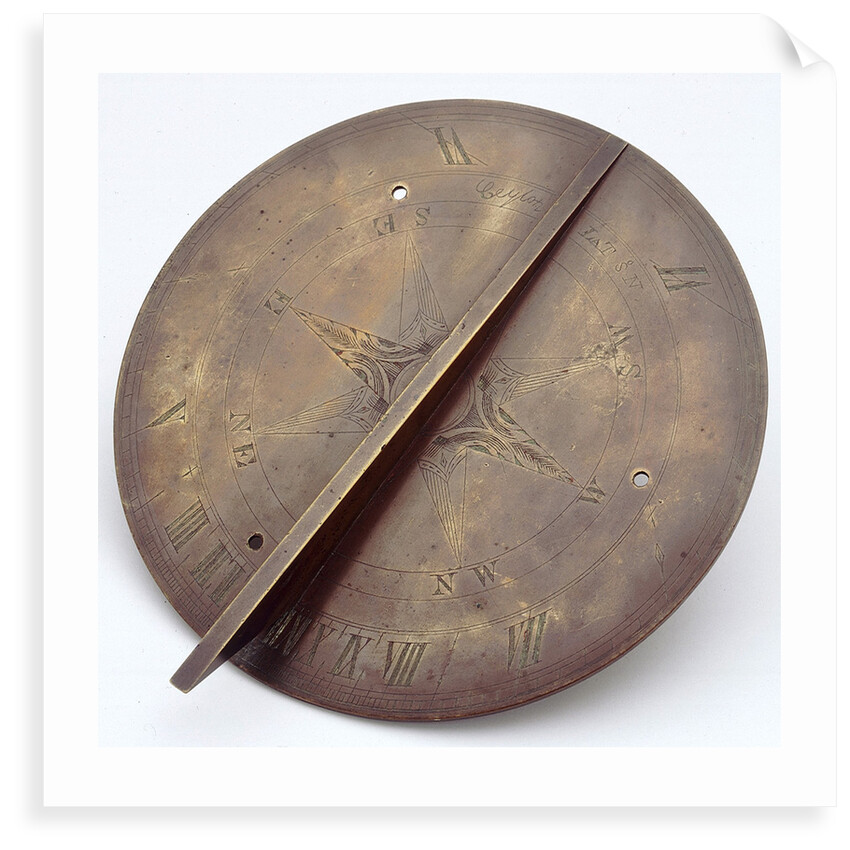 Horizontal pedestal dial by unknown