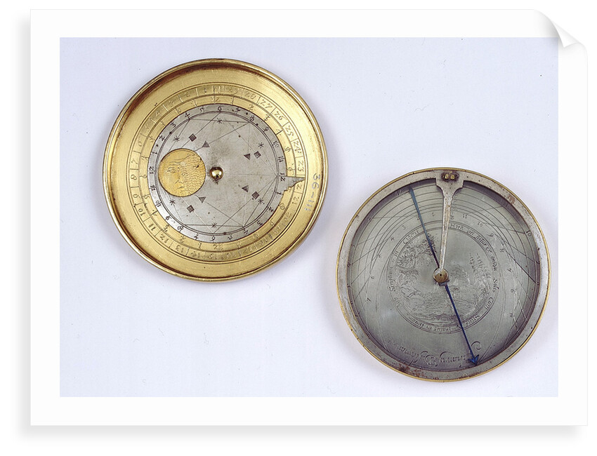 Magnetic azimuth dial, with lid by Johannes Buschmann