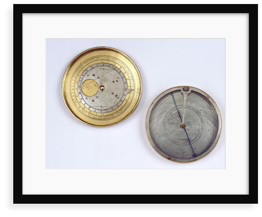 Magnetic azimuth dial, with lid by Johannes Buschmann