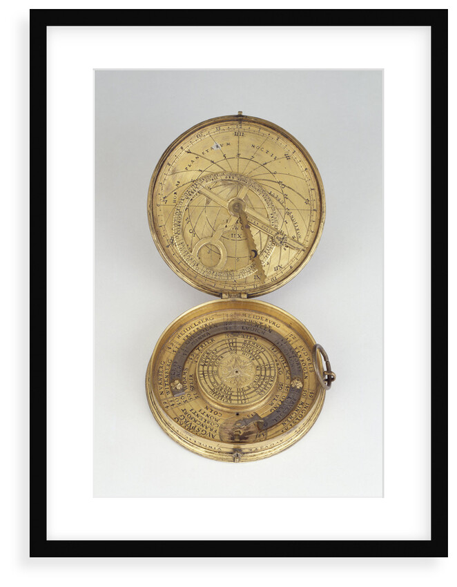 Astronomical compendium for latitudes 42-54 North, leaves IIIa and Iib by Christoph Schissler