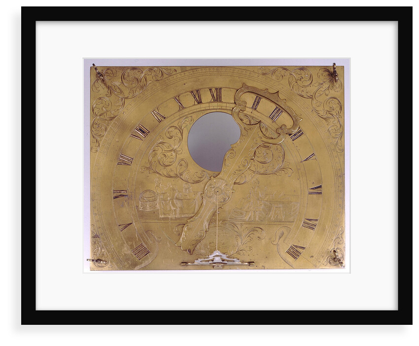 Horizontal dial by Franz Antoni Knittl