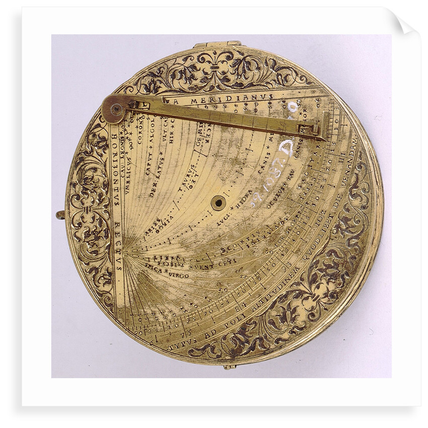 Astronomical compendium, leaf Ia by Christoph Schissler