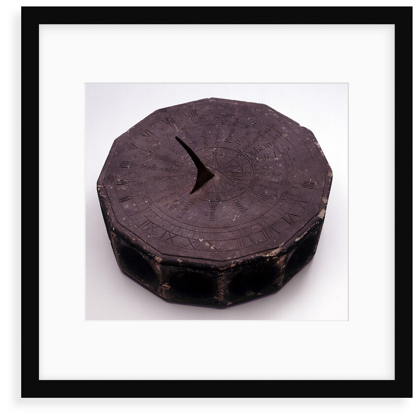 Scaphe and horizontal pedestal dial by John Wells