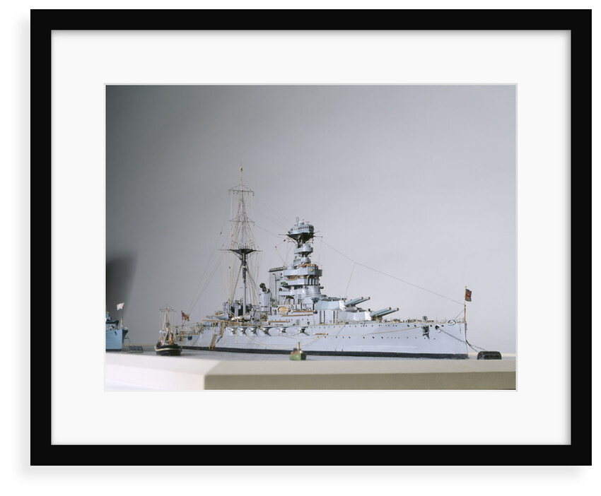 Dreadnought battleship HMS 'Queen Elizabeth' (1913) by Norman A. Ough