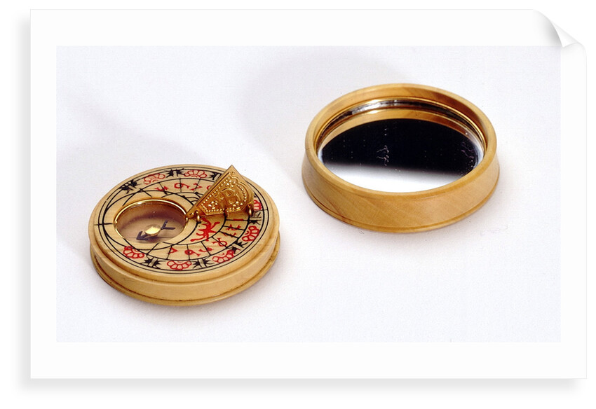 Compass dial, with lid by Mary Rose Trust