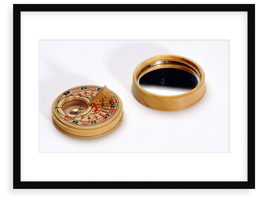 Compass dial, with lid by Mary Rose Trust