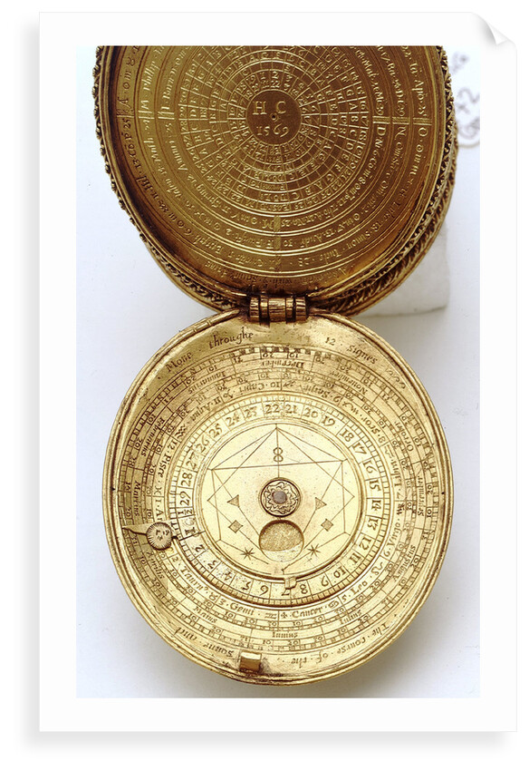 Astronomical compendium, leaves IIa and Ib by Humphrey Cole