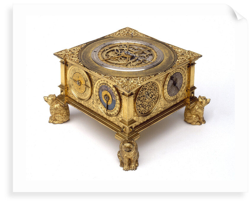 Table clock by Caspar Buschmann
