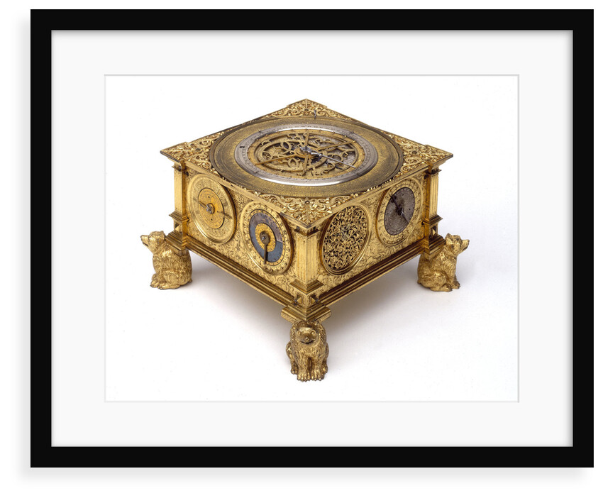 Table clock by Caspar Buschmann
