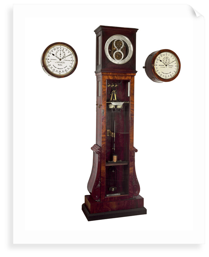Electrical master clock by Shepherd