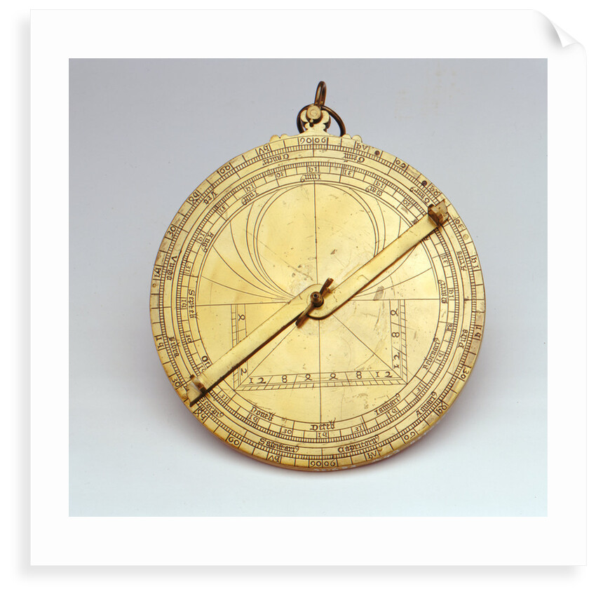 Astrolabe: obverse by unknown