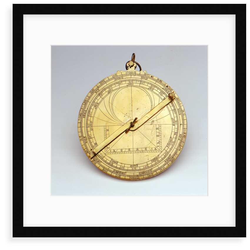 Astrolabe: obverse by unknown