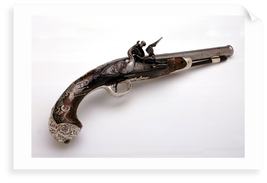 Pistol awarded to Captain Peter Reed by R. Wilson