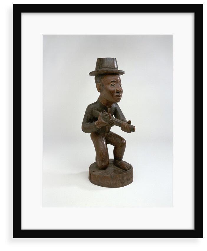 Carving of European sailor, Congo, mid 18th century. by unknown