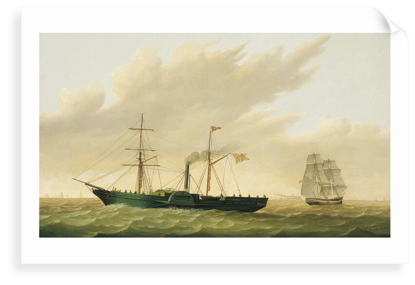 Paddle steamer 'Sirius' by Samuel Walters