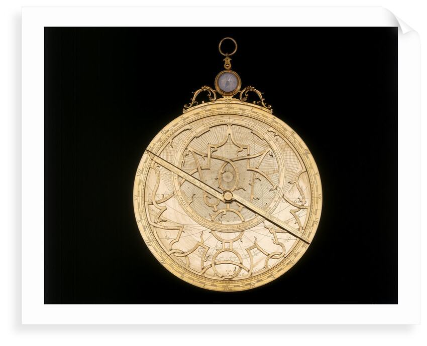 Astrolabe: mounted obverse by Erasmus Habermel
