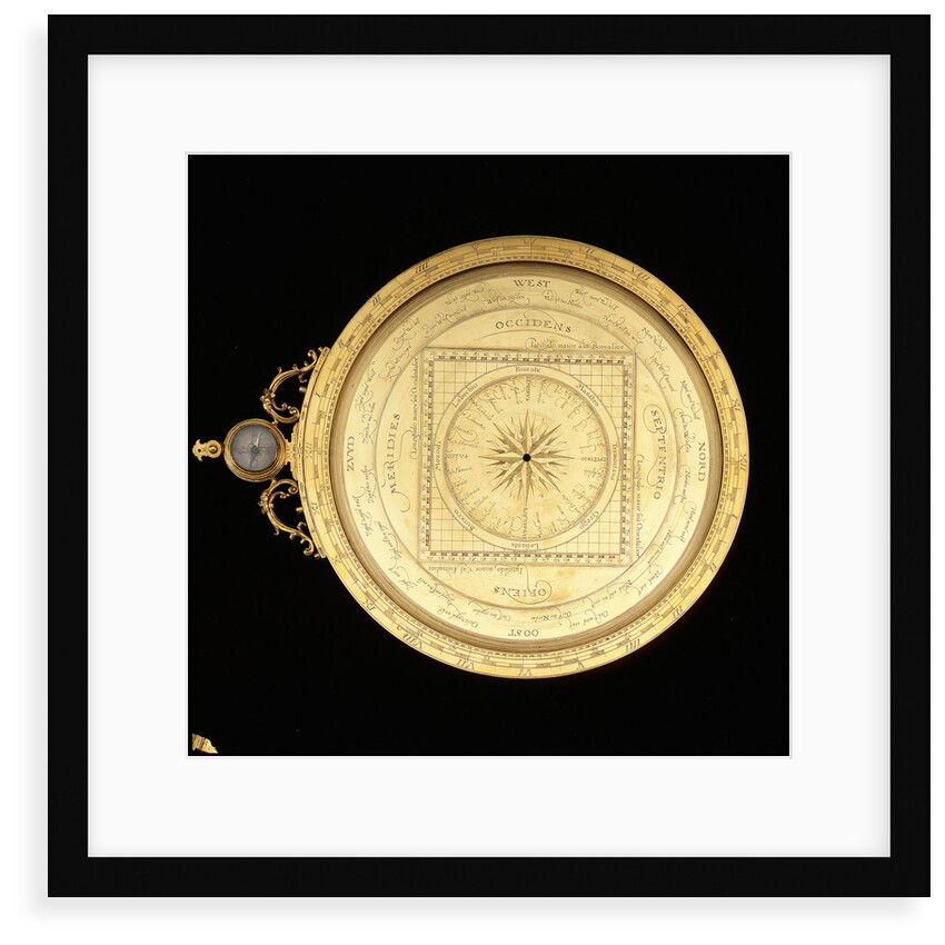 Astrolabe: dismounted obverse by Erasmus Habermel