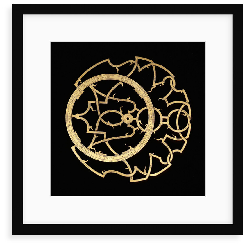 Astrolabe: rete (obverse) by Erasmus Habermel