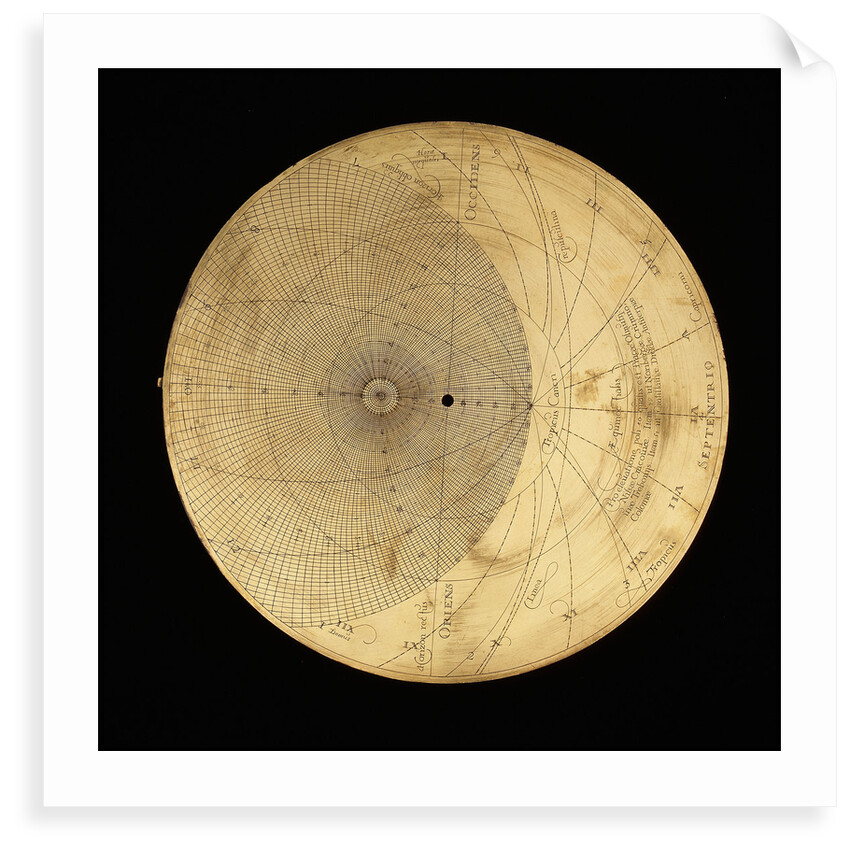 Astrolabe: plate for 50 by Erasmus Habermel