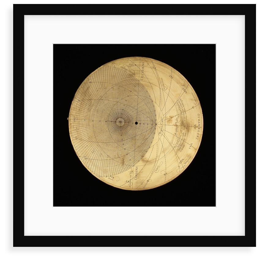 Astrolabe: plate for 50 by Erasmus Habermel