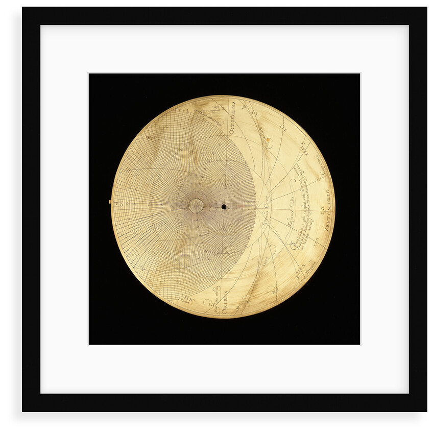 Astrolabe: plate for 48 by Erasmus Habermel