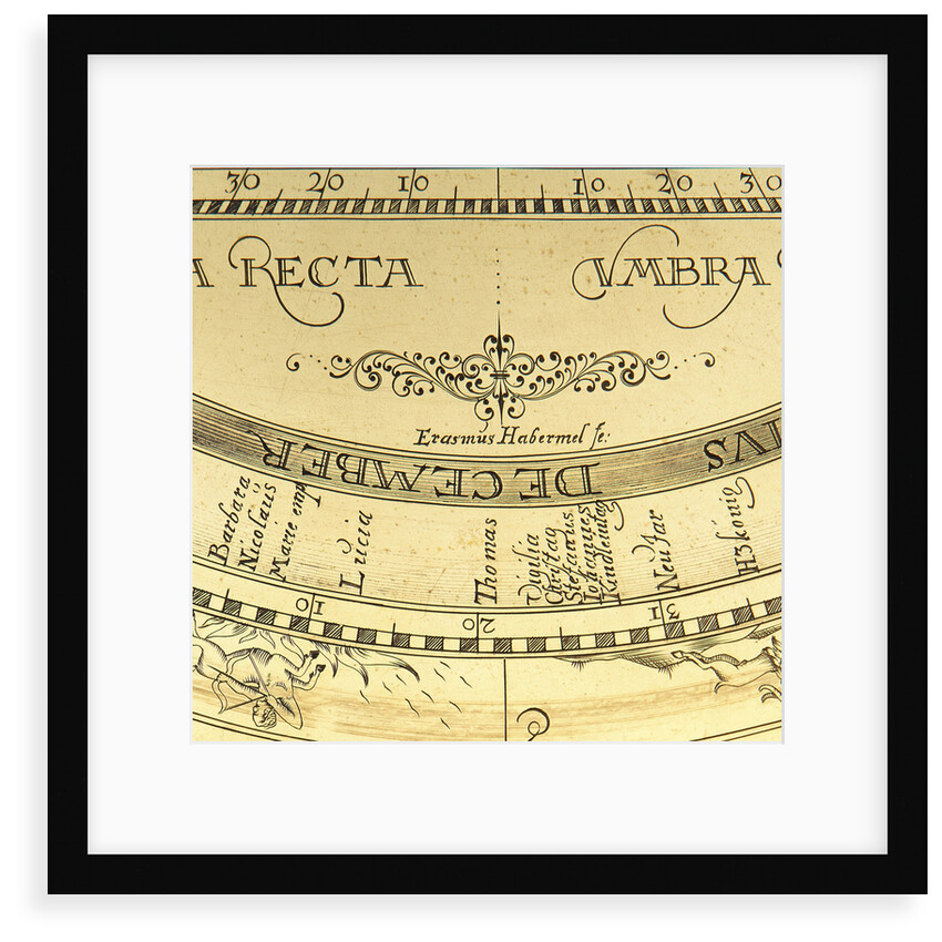 Astrolabe: signature by Erasmus Habermel