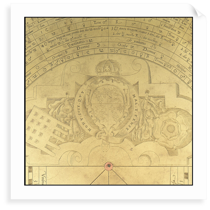 Astrolabe: detail obverse by Thomas Gemini