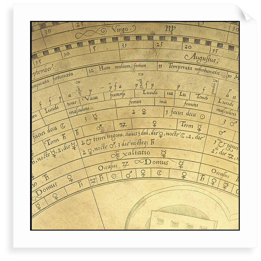Astrolabe: detail obverse by Thomas Gemini