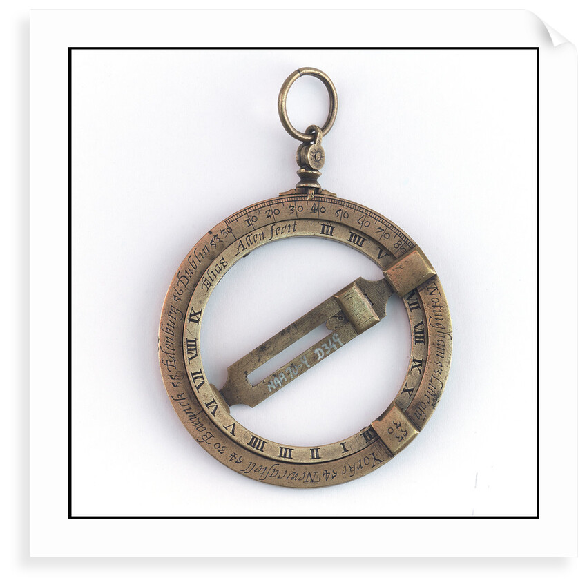 Universal equinoctial ring dial by Elias Allen