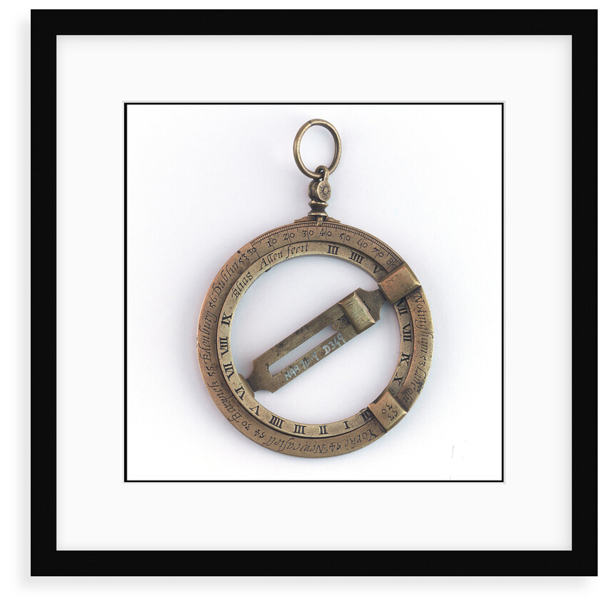 Universal equinoctial ring dial by Elias Allen