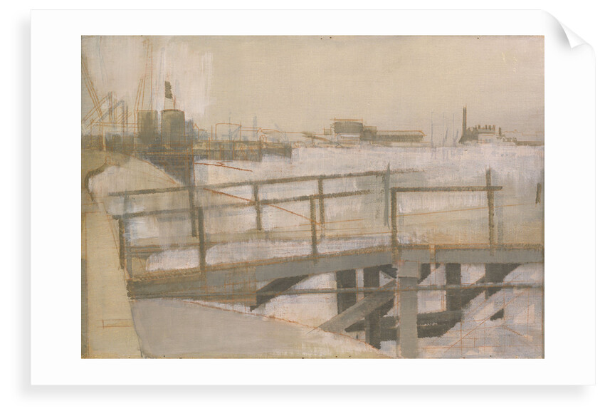 Study for A Jetty at Greenwich by Jesse Dale Cast