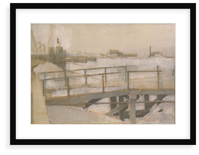 Study for A Jetty at Greenwich by Jesse Dale Cast