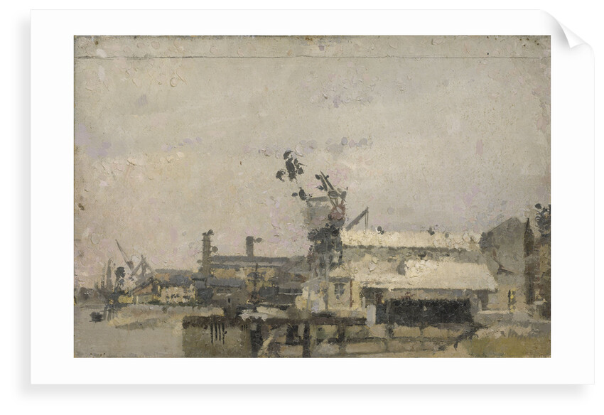 Study for A Jetty at Greenwich by Jesse Dale Cast