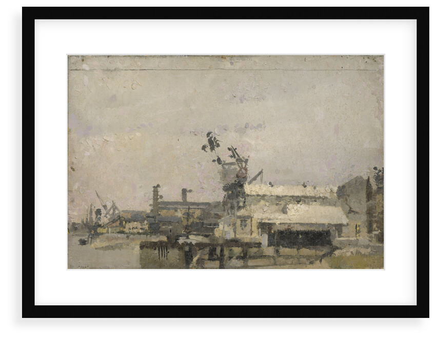 Study for A Jetty at Greenwich by Jesse Dale Cast