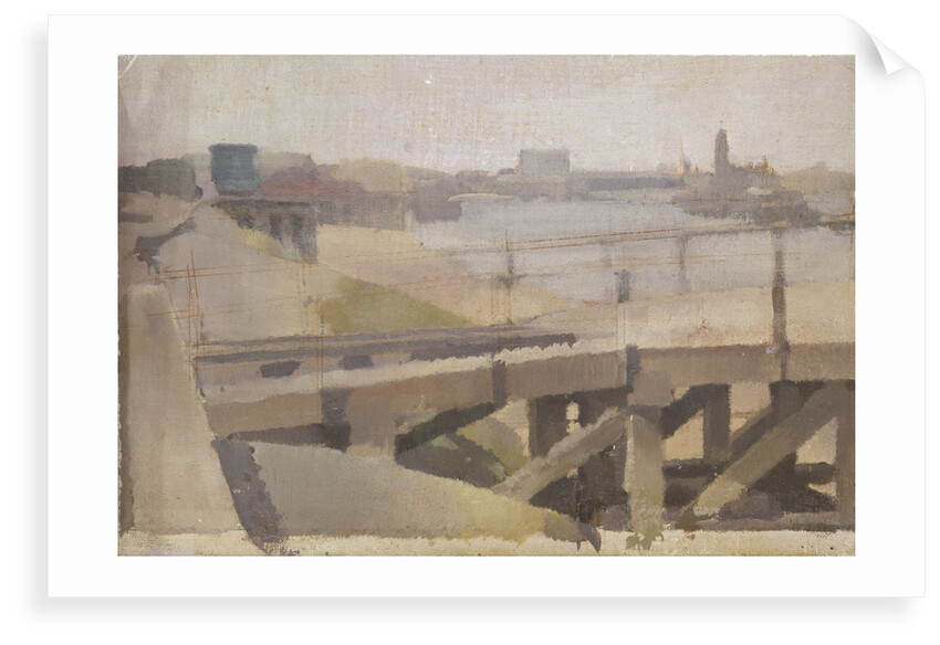 Study for A Jetty at Greenwich by Jesse Dale Cast