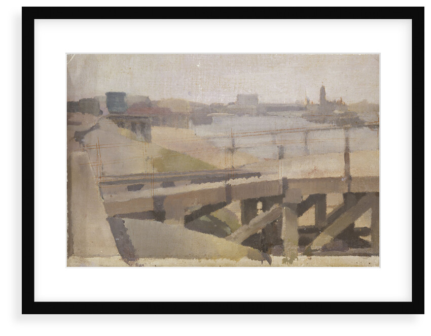 Study for A Jetty at Greenwich by Jesse Dale Cast