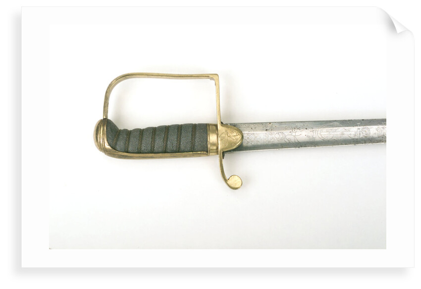 Straight stirrup hilted 'fighting' sword by Neck