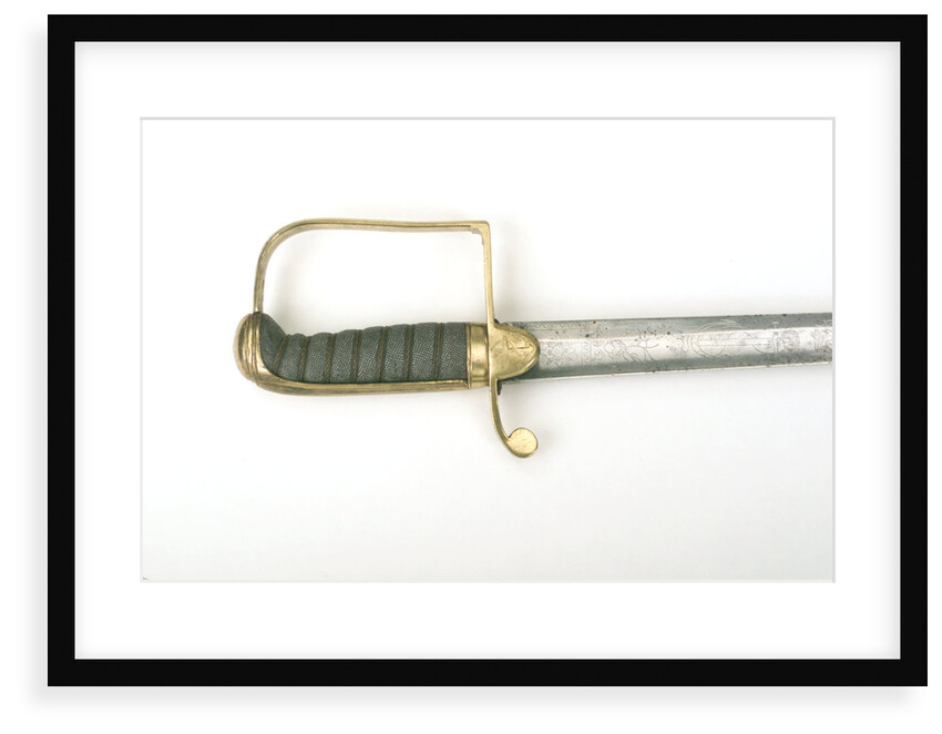 Straight stirrup hilted 'fighting' sword by Neck