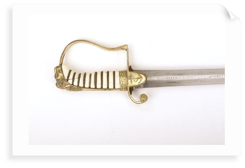 Stirrup hilted 'fighting' sword by S. Brunn