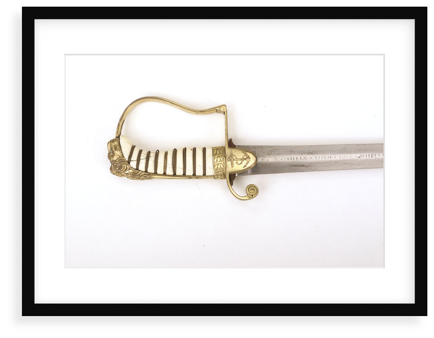 Stirrup hilted 'fighting' sword by S. Brunn