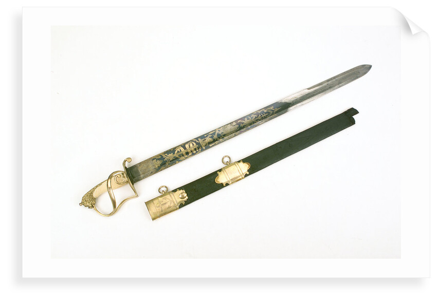 S-bar hilted sword by H. Osborn