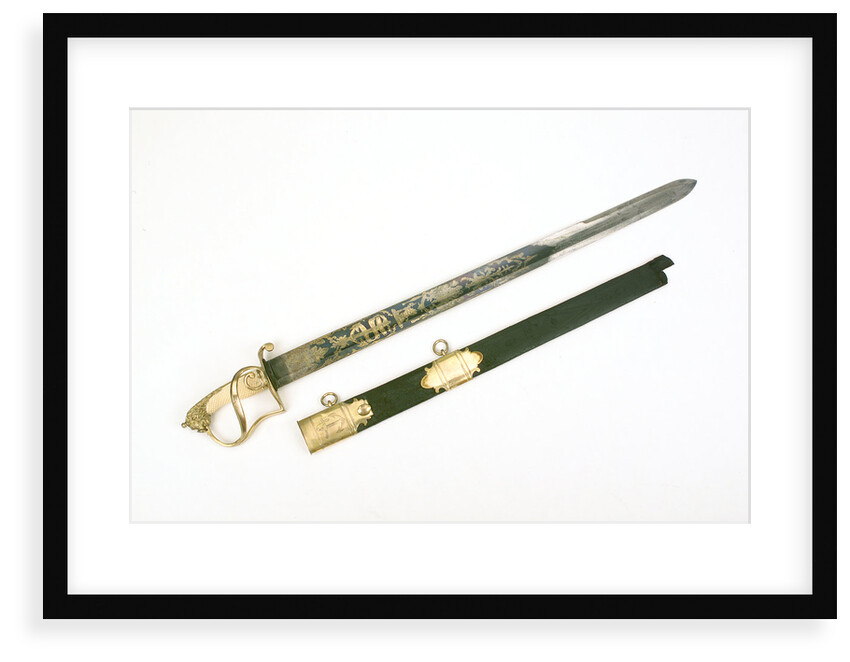 S-bar hilted sword by H. Osborn