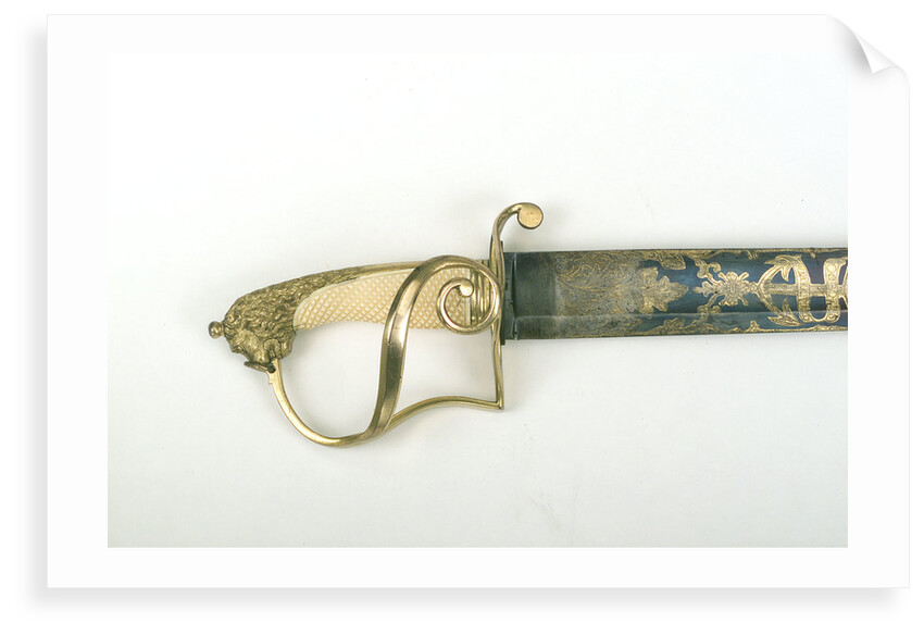 S-bar hilted sword by H. Osborn
