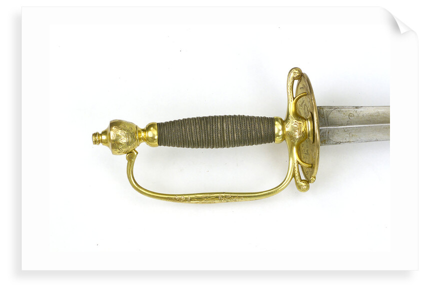 Small-sword said to have belonged to Sir William Hamilton (1730-1800). by Cullum