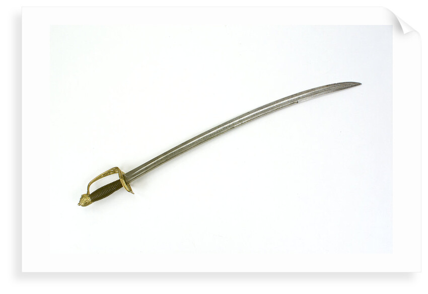 Slotted hilted sword by unknown