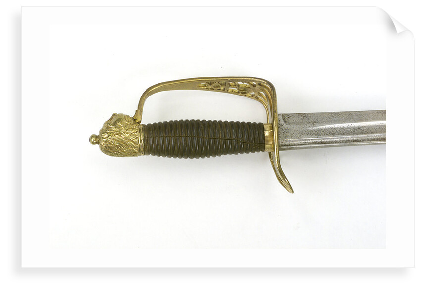 Slotted hilted sword by unknown