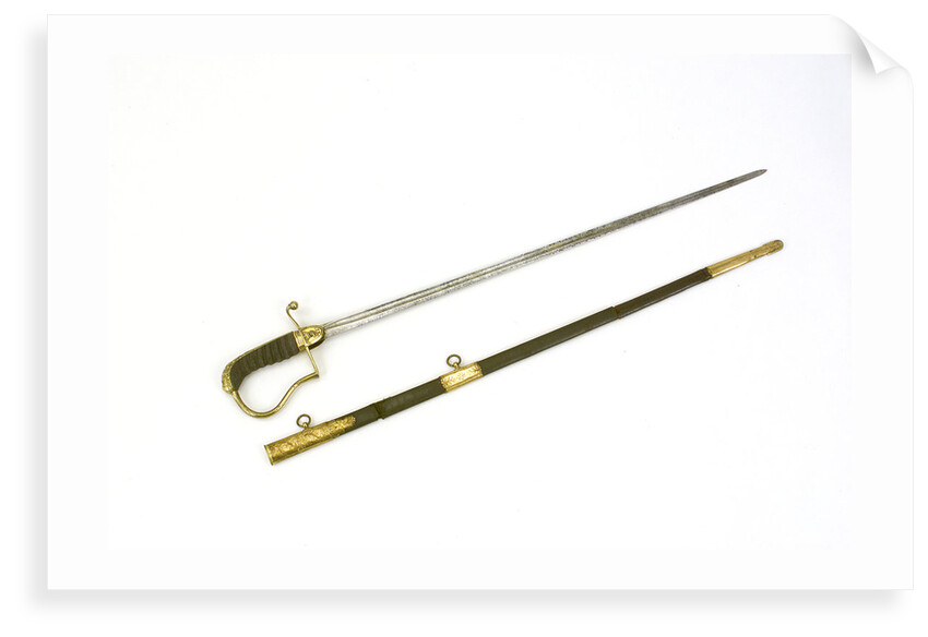 Stirrup hilted dress sword by unknown